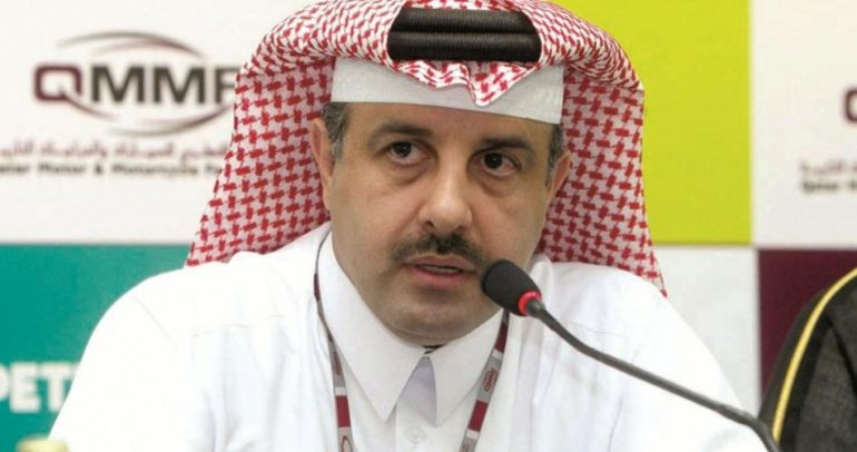 ناصر بن خليفة العطية يحضر افتتاح رالي أبو ظبي 2014